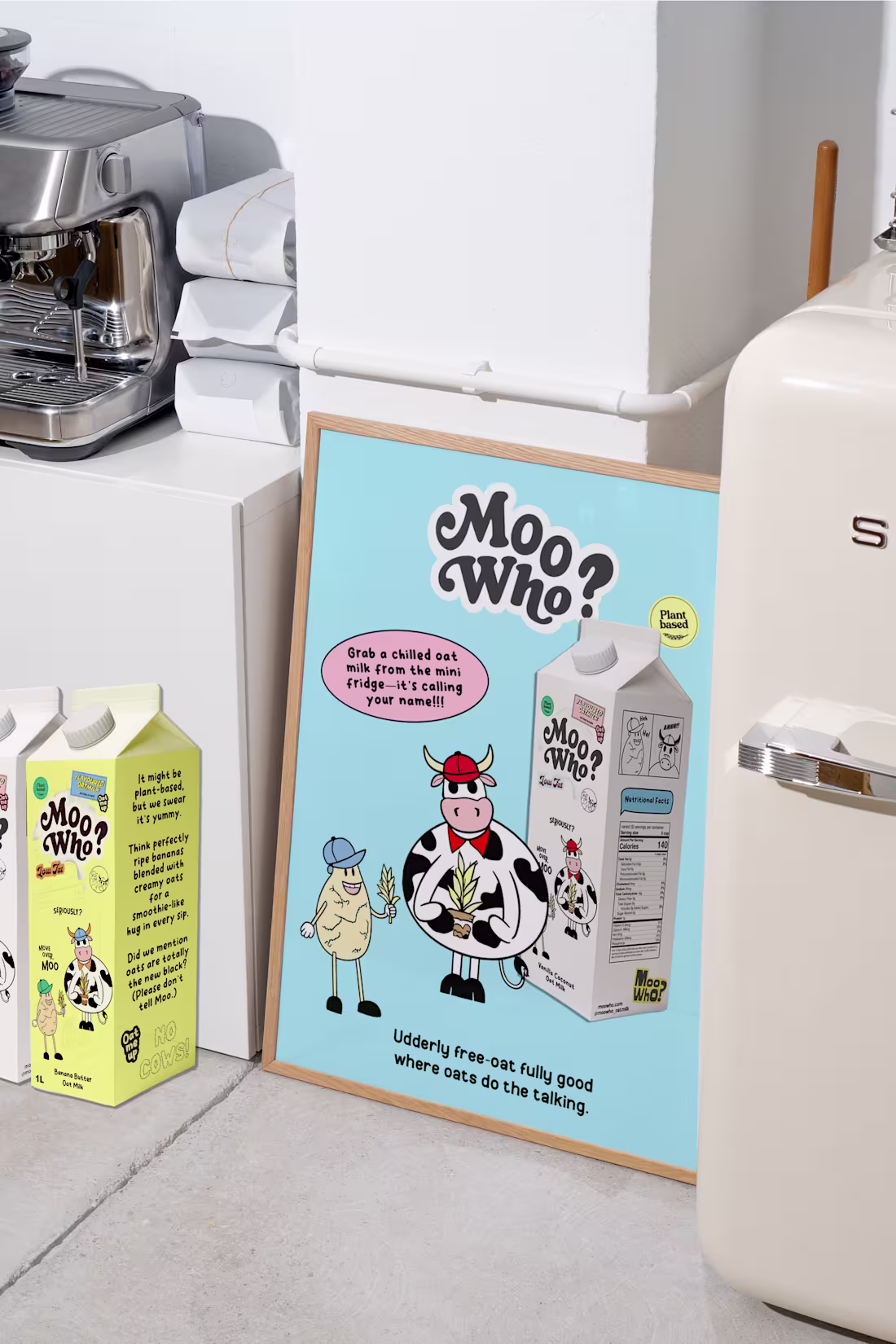 Cover image for Moo Who ~ Oatmilk Packaging
