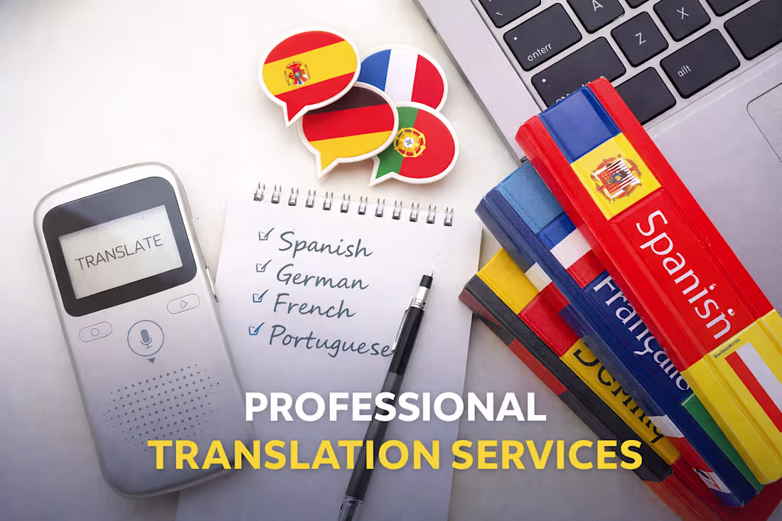 Cover image for Multilingual Translation Services (ES, FR, DE, PT)