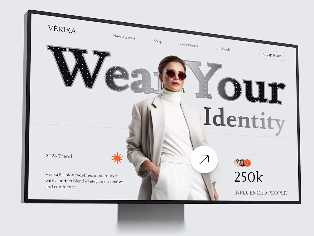 Cover image for Fashion Brand Website Design