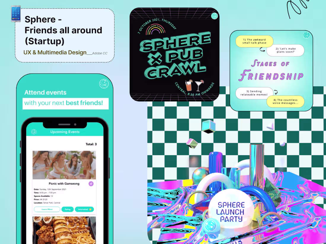 Cover image for UX/UI Design, Branding and Strategy