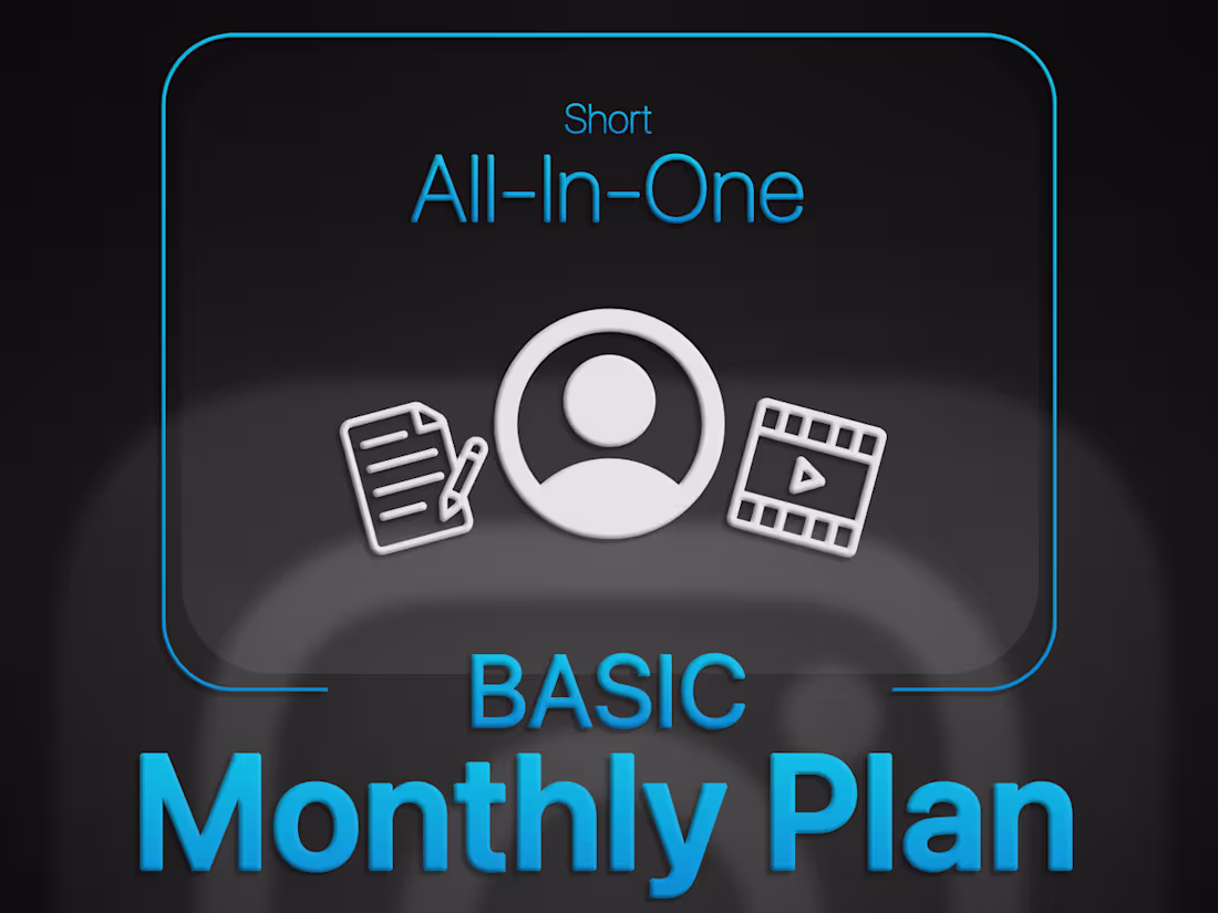 Cover image for Short - All-In-One - Basic - (MONTHLY PLAN)