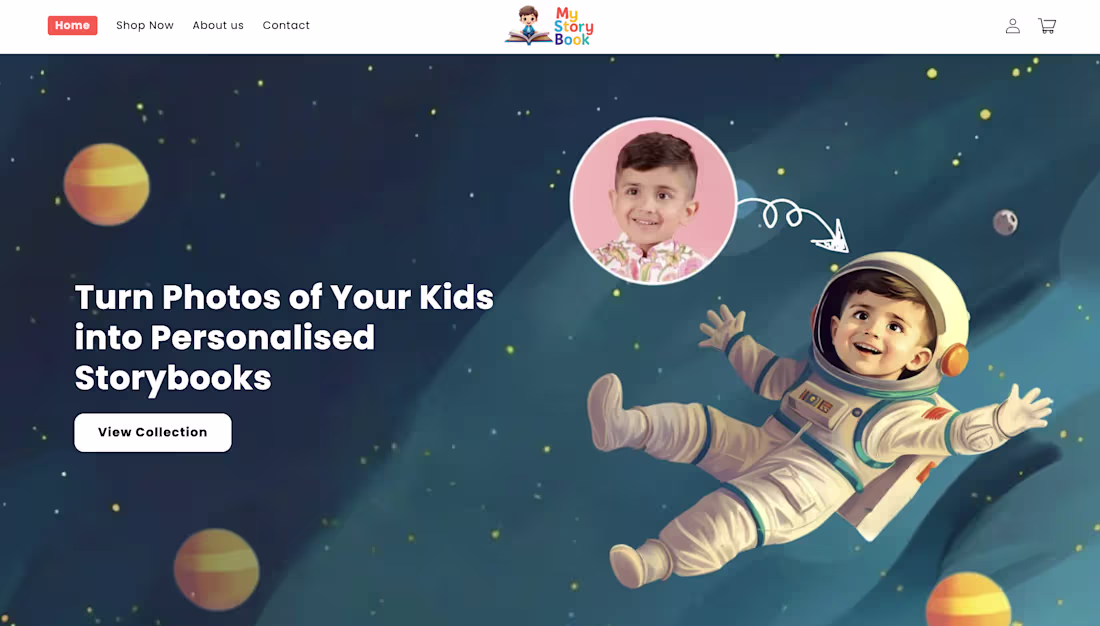 Cover image for MyStorybook.ai (http://MyStorybook.ai) is an AI