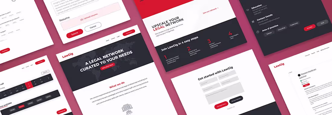 Cover image for LawGig — UX Case Study