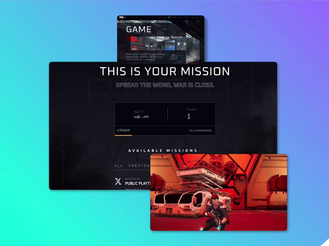 Cover image for Dapp Development For Shadow War 