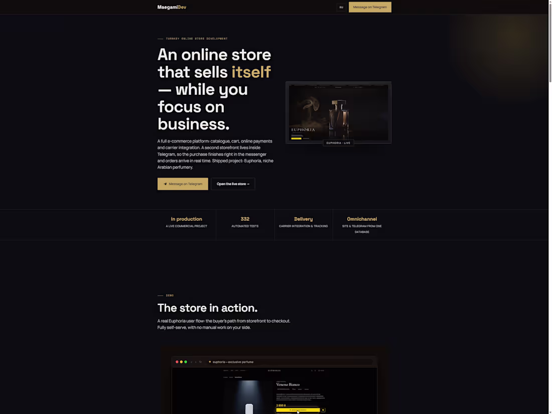 Cover image for Landing Page in 72 Hours — Next.js + Tailwind
