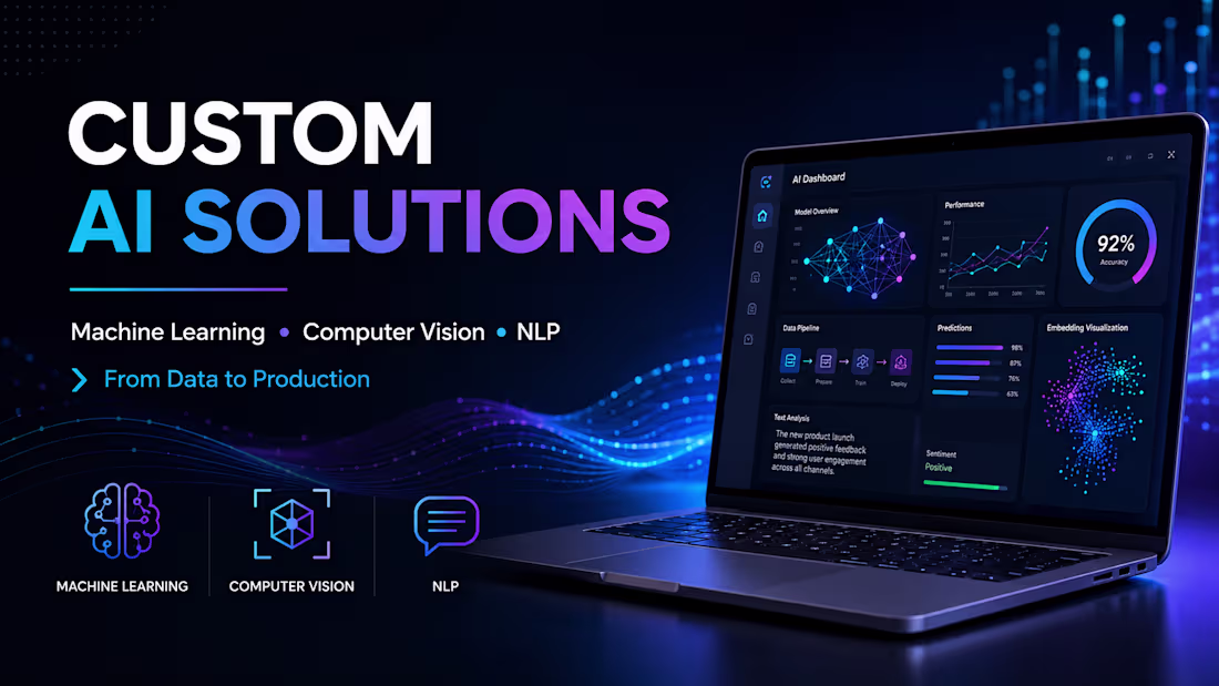 Cover image for Build Custom AI and Machine Learning Solutions