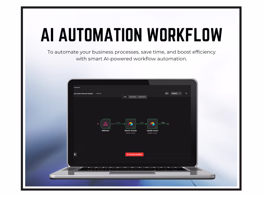 Cover image for n8n automation, n8n workflow, ai automation, and n8n ai agent