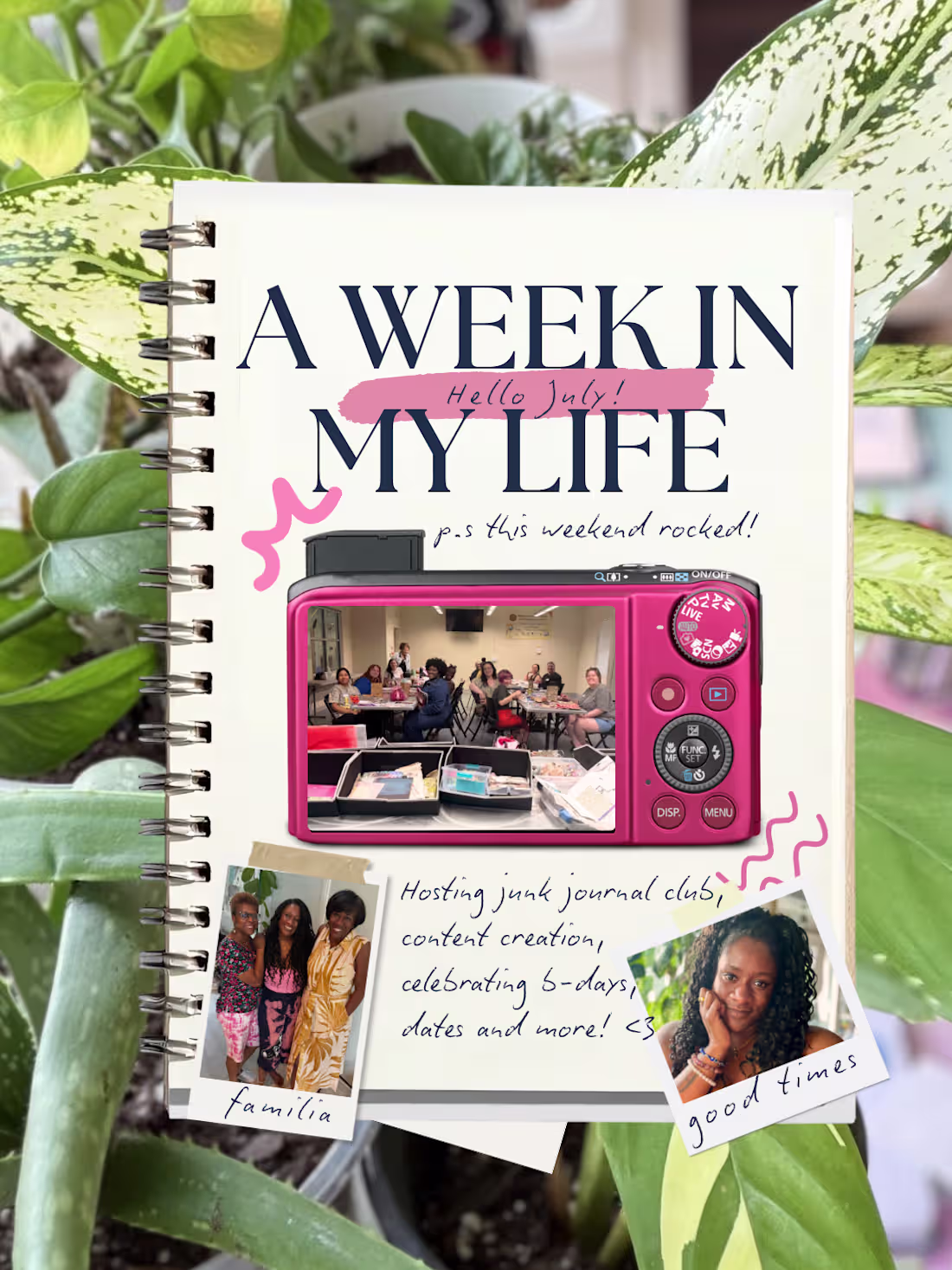 Cover image for A scrapbook-inspired weekly recap series