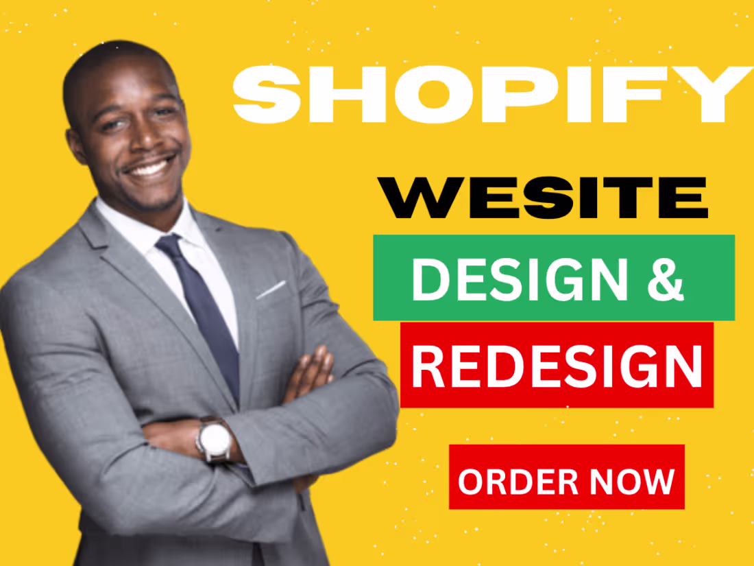 Cover image for You will get Shopify Website Design and Shopify Store Redesign