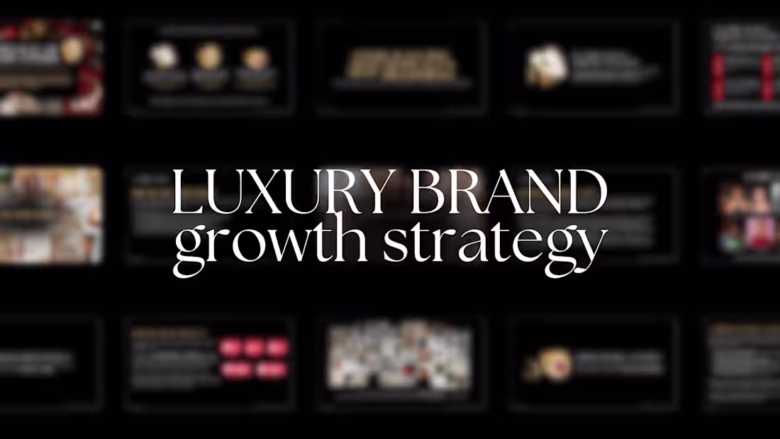 Cover image for Growth Strategy for Luxury Jewellery Brand