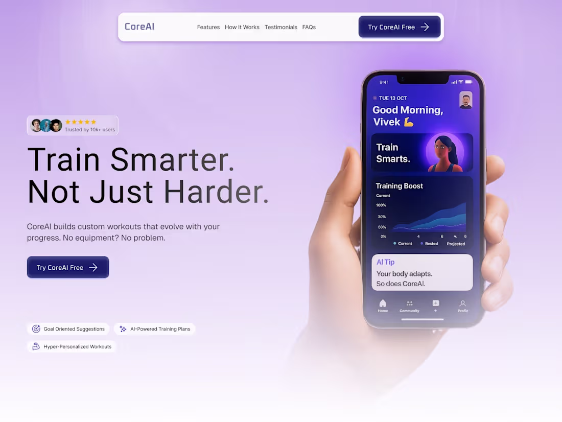 Cover image for Hero /motion /web designs