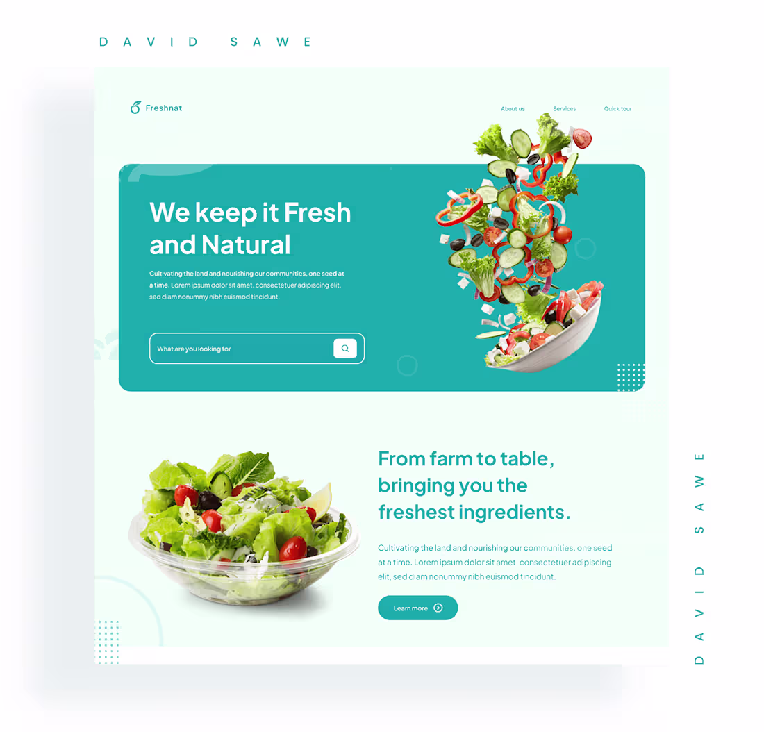 Cover image for Website Landing Page Design