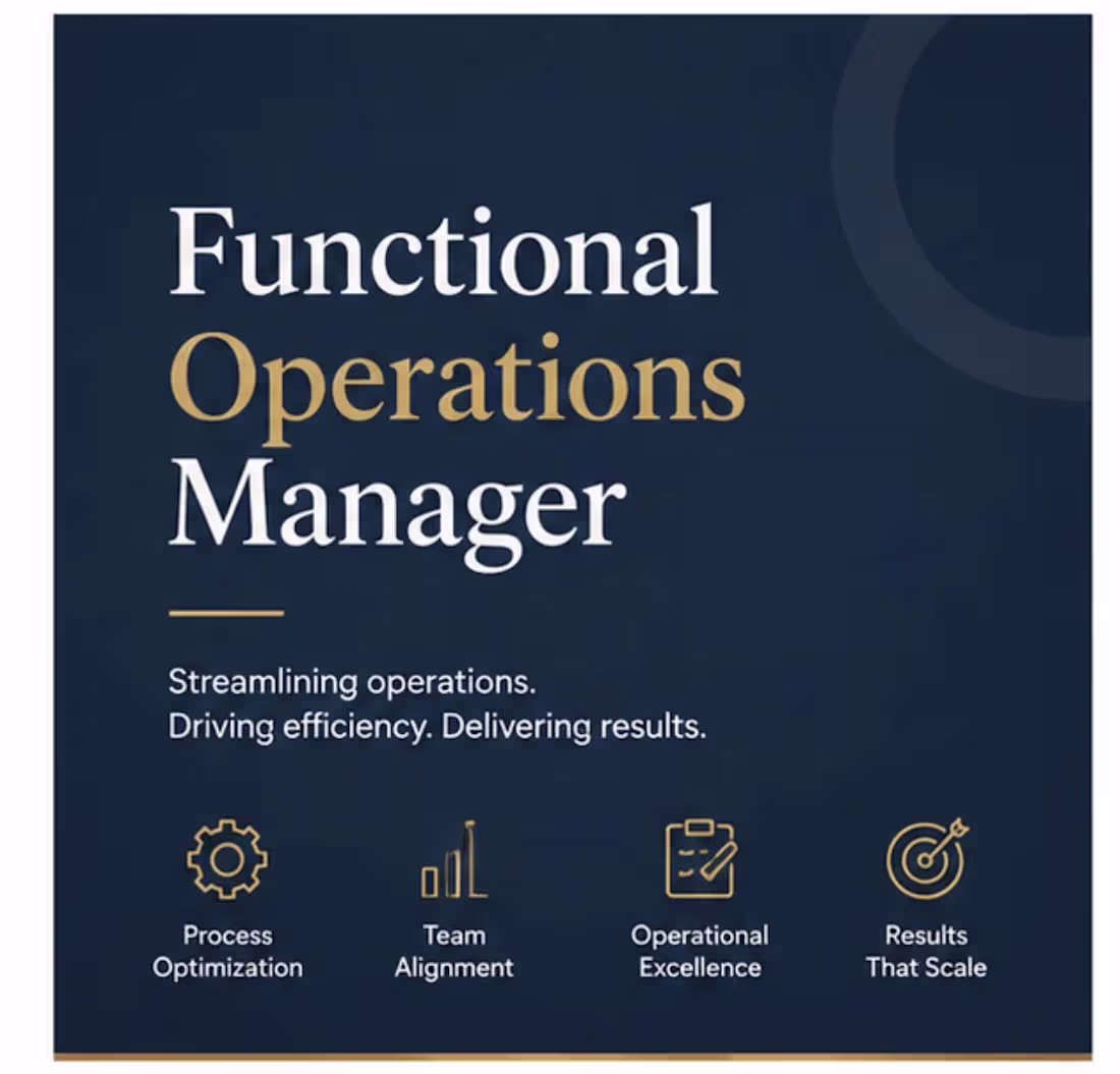 Cover image for Fractional Operations Manager — Monthly Retainer