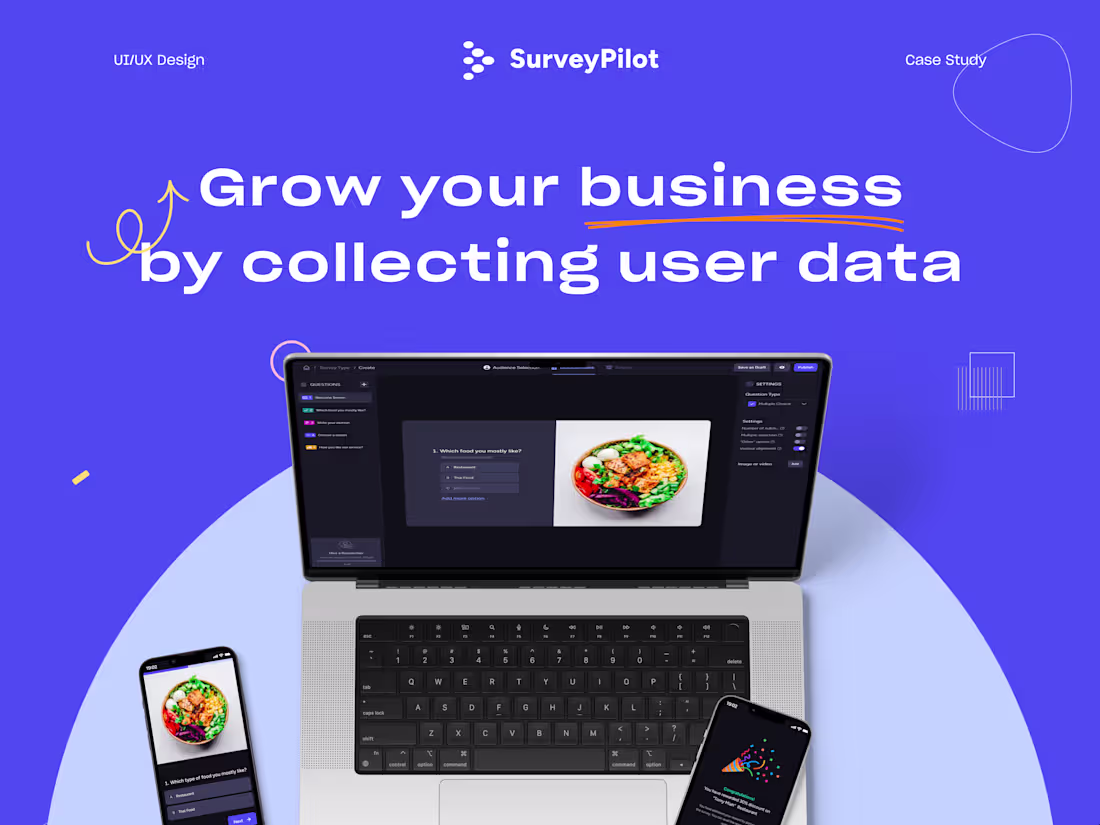 Cover image for SurveyPilot: AI-powered survey monetization SaaS Tool