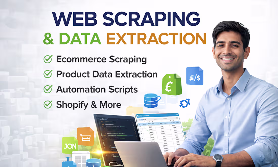 Cover image for Custom Python Web Scraping & Data Extraction Solutions