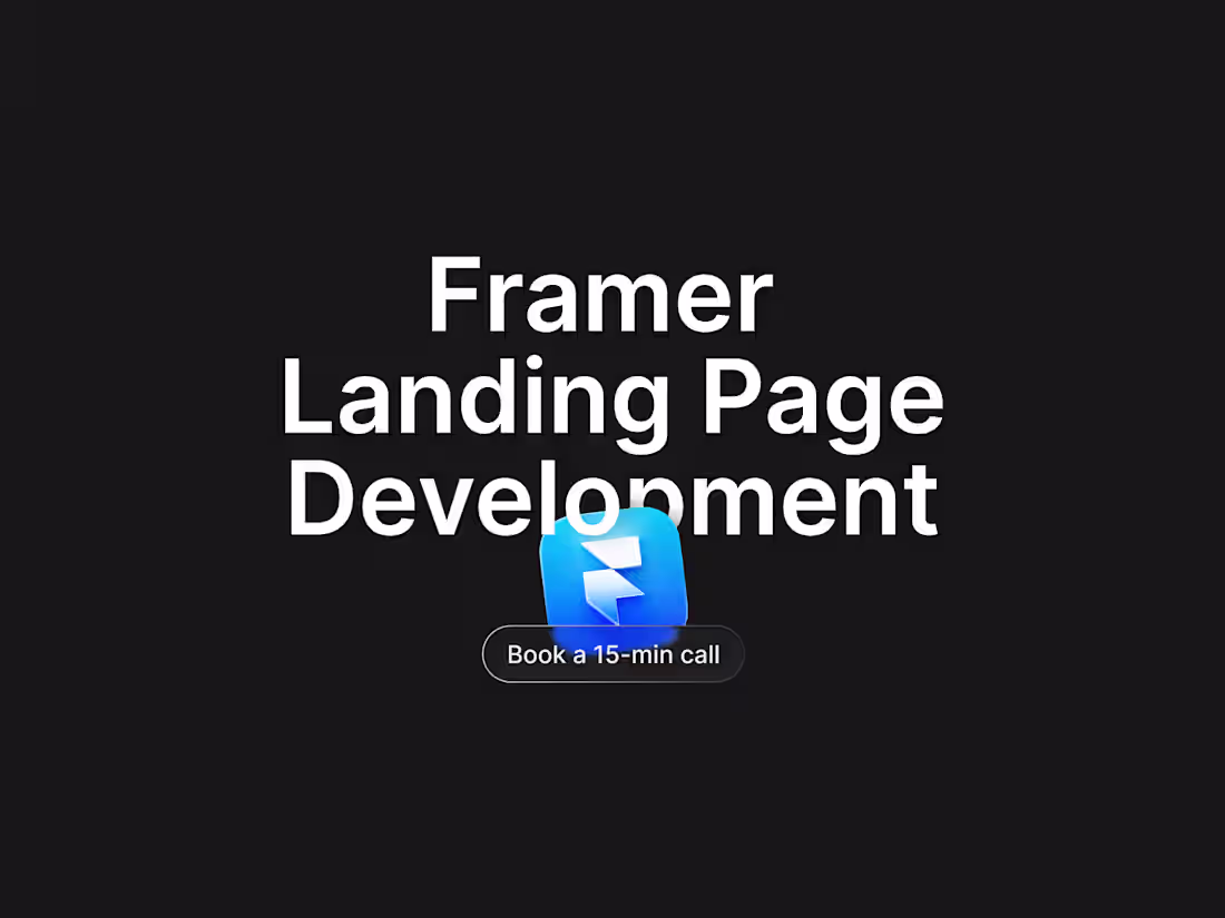 Cover image for Framer Landing Page