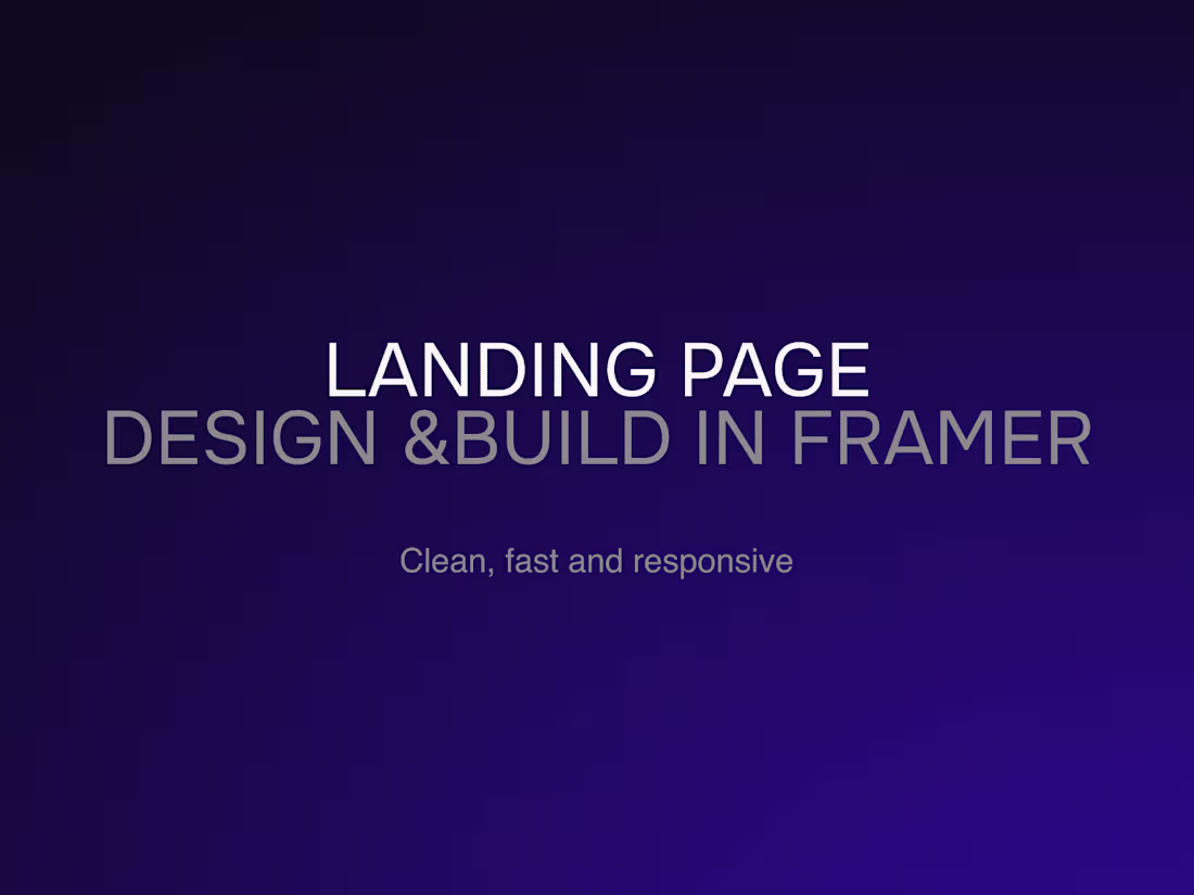 Cover image for Custom landing page for your product or launch (no templates!)