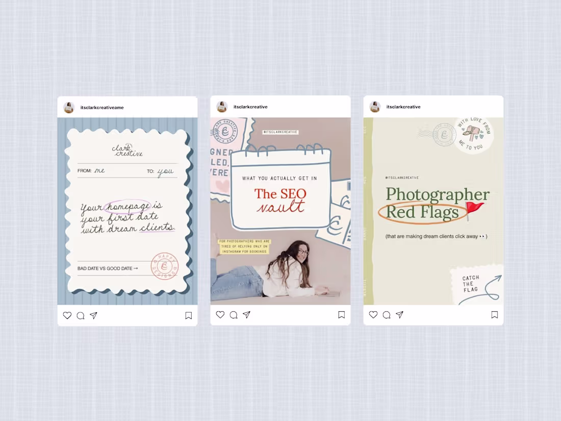 Cover image for Signature Bundle ⭑ 12 Instagram posts