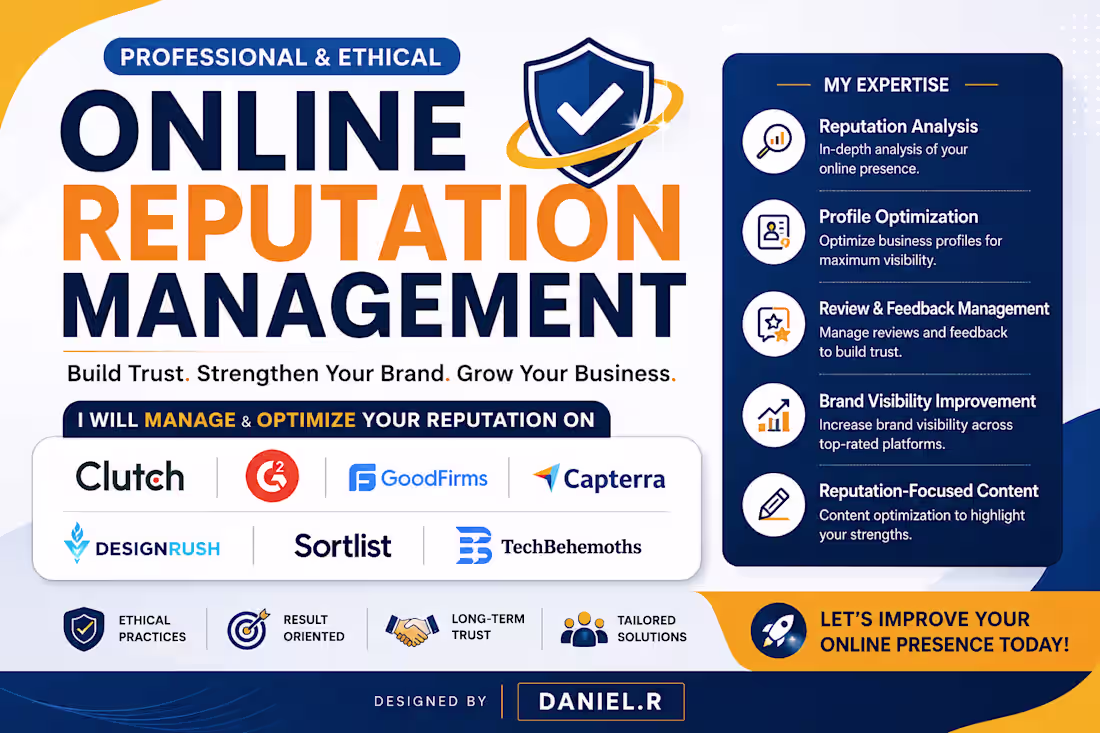Cover image for Online Reputation Management (ORM)