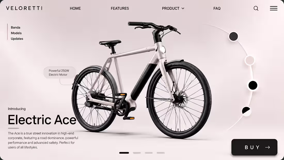Cover image for Built this 3D product website