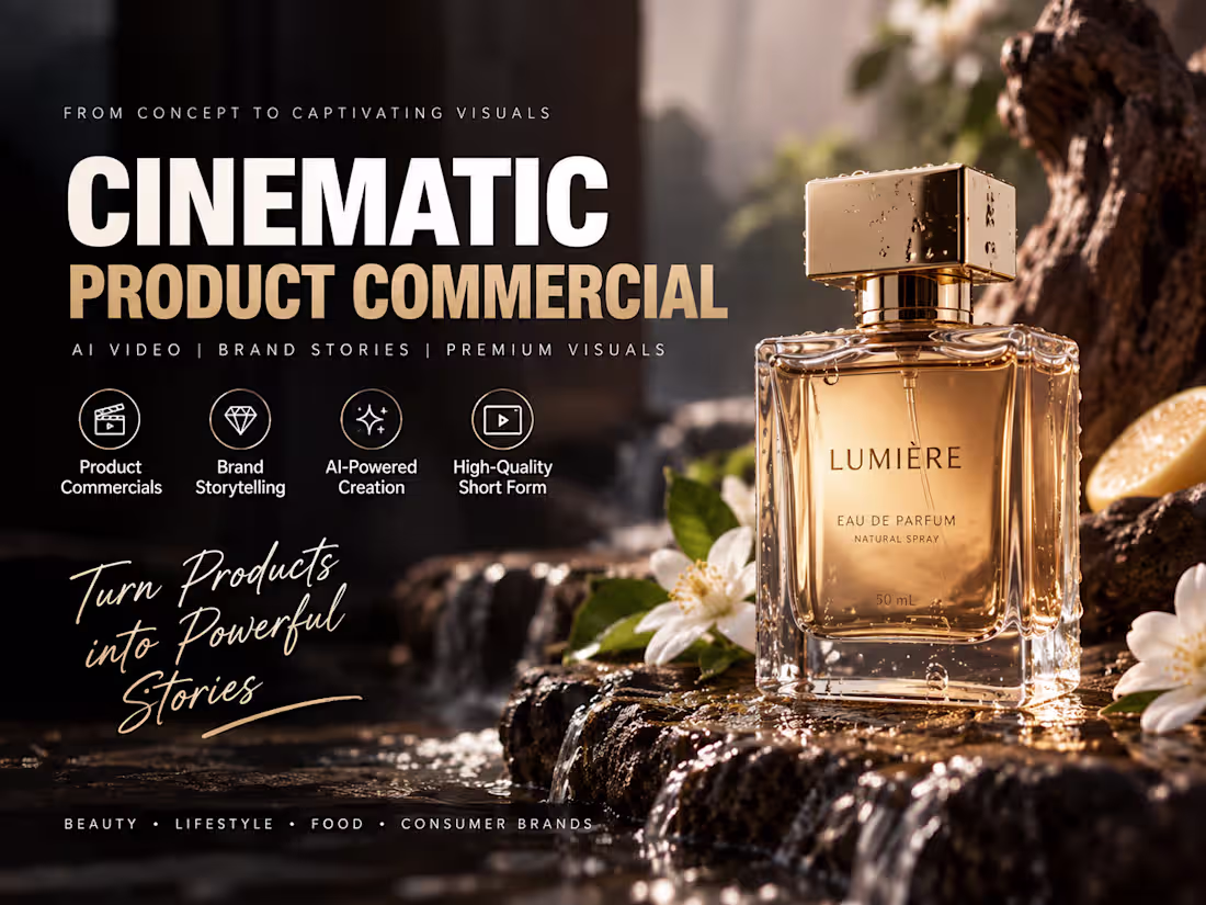 Cover image for Cinematic Product Commercial | AI Video