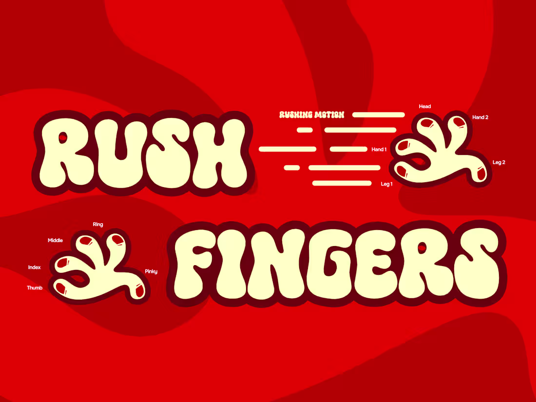 Cover image for Rush Fingers Brand Identity