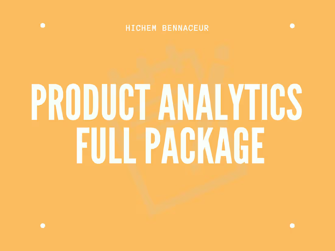 Cover image for Product analytics full package(Recommended for Saas)