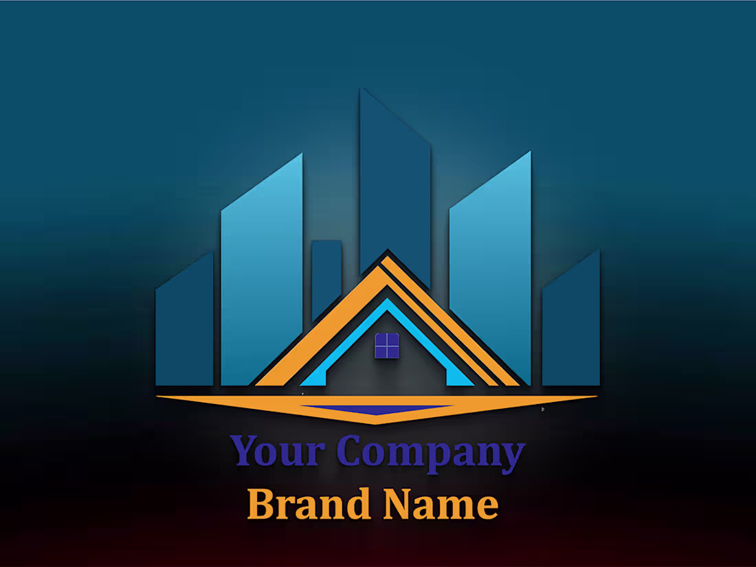 Cover image for Modern Real Estate Building Logo Design