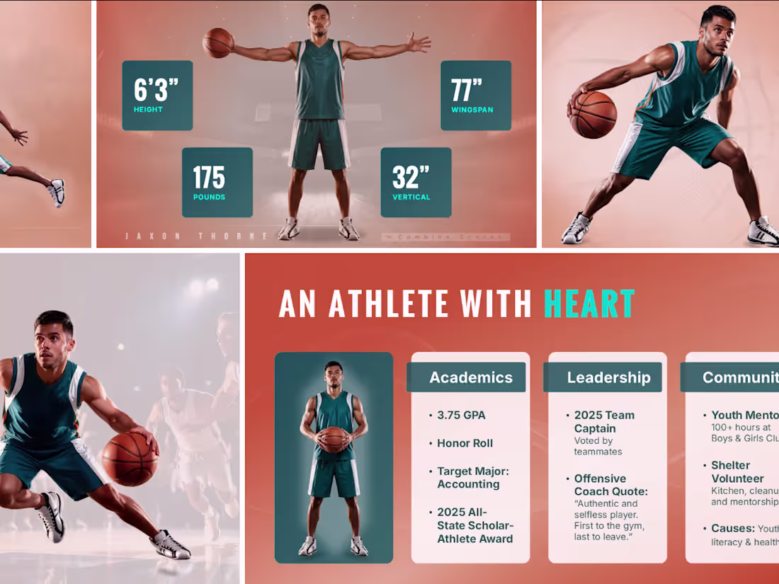 Cover image for Athlete Recruitment Slide Deck