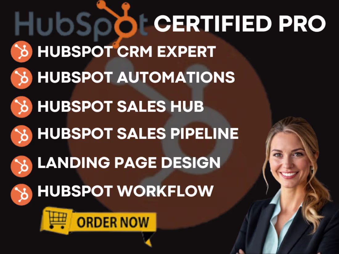 Cover image for HubSpot CRM Setup, Pipeline Automation & Workflows | HubSpot Exp
