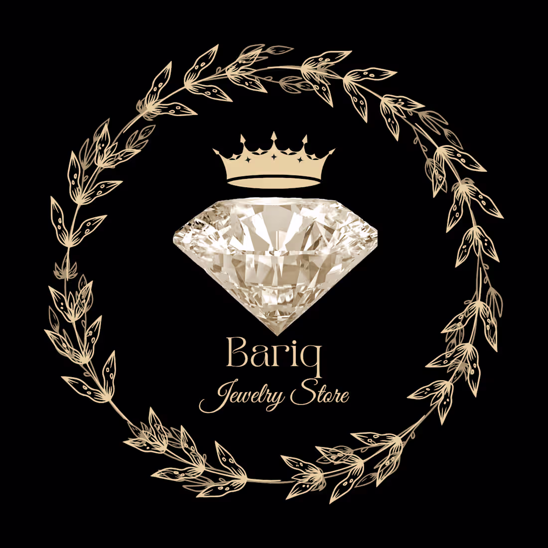 Cover image for Bariq Jewelry Store" Brand Identity