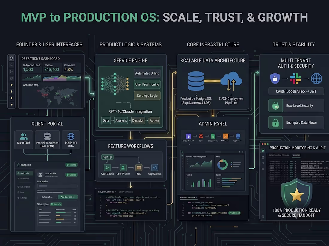 Cover image for Your MVP, Upgraded to Handle Real Users