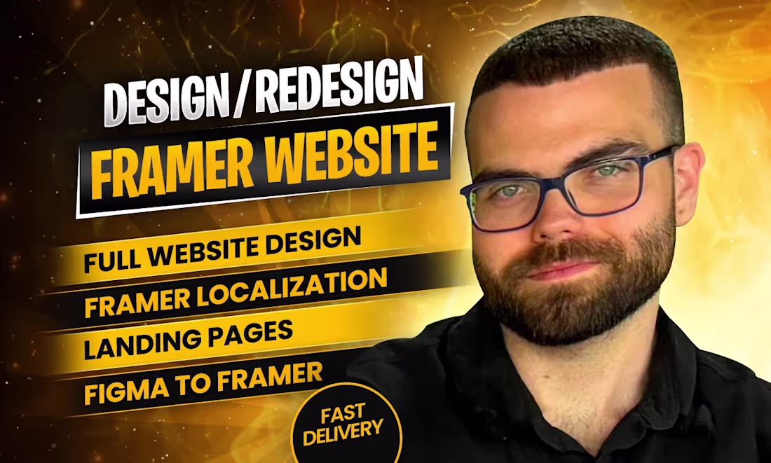 Cover image for Development of Framer Landing Page
