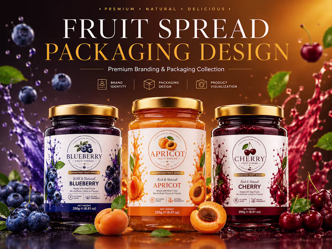 Cover image for Jar Label Design | Food