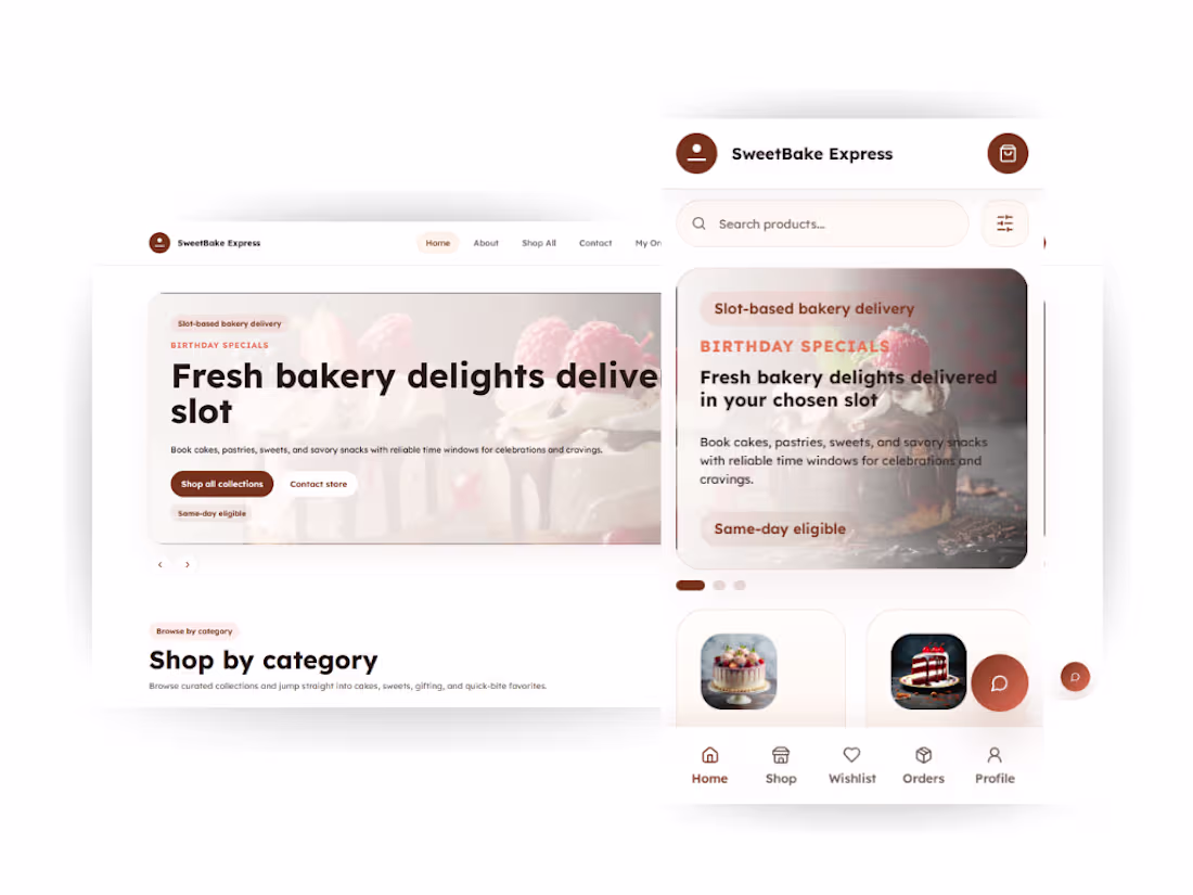 Cover image for SweetBake - AI Powered Commerce