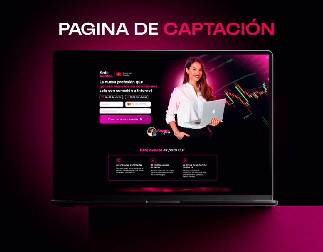Cover image for Anti ventas - Pagina de captacion