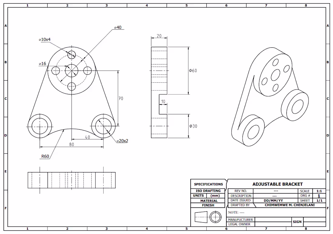 Cover image for Adjustable Bracket