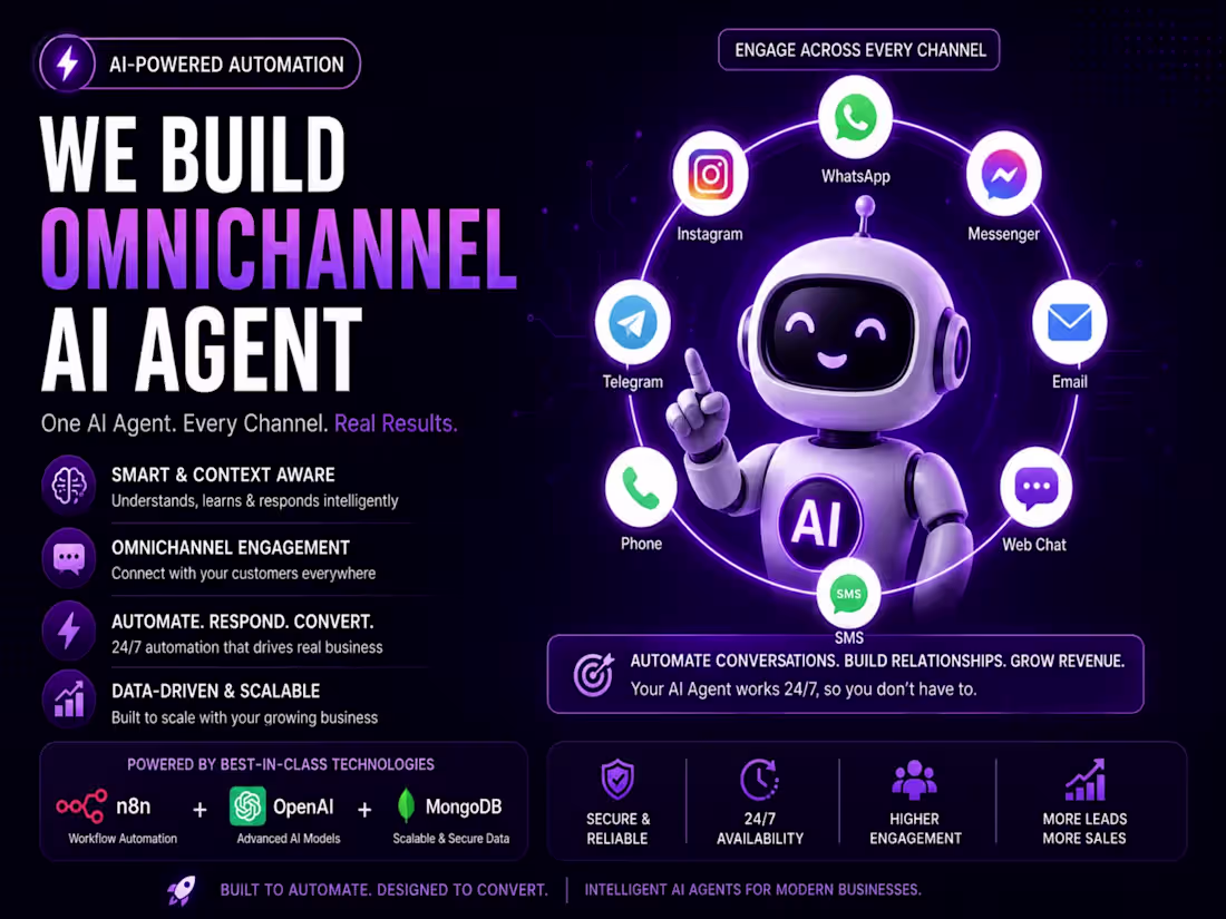 Cover image for Omnichannel AI Agent for Customer Communication