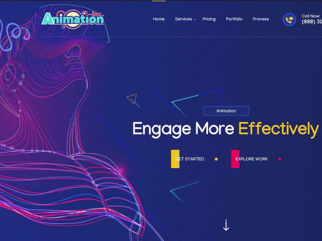 Cover image for Animation Inc. Website