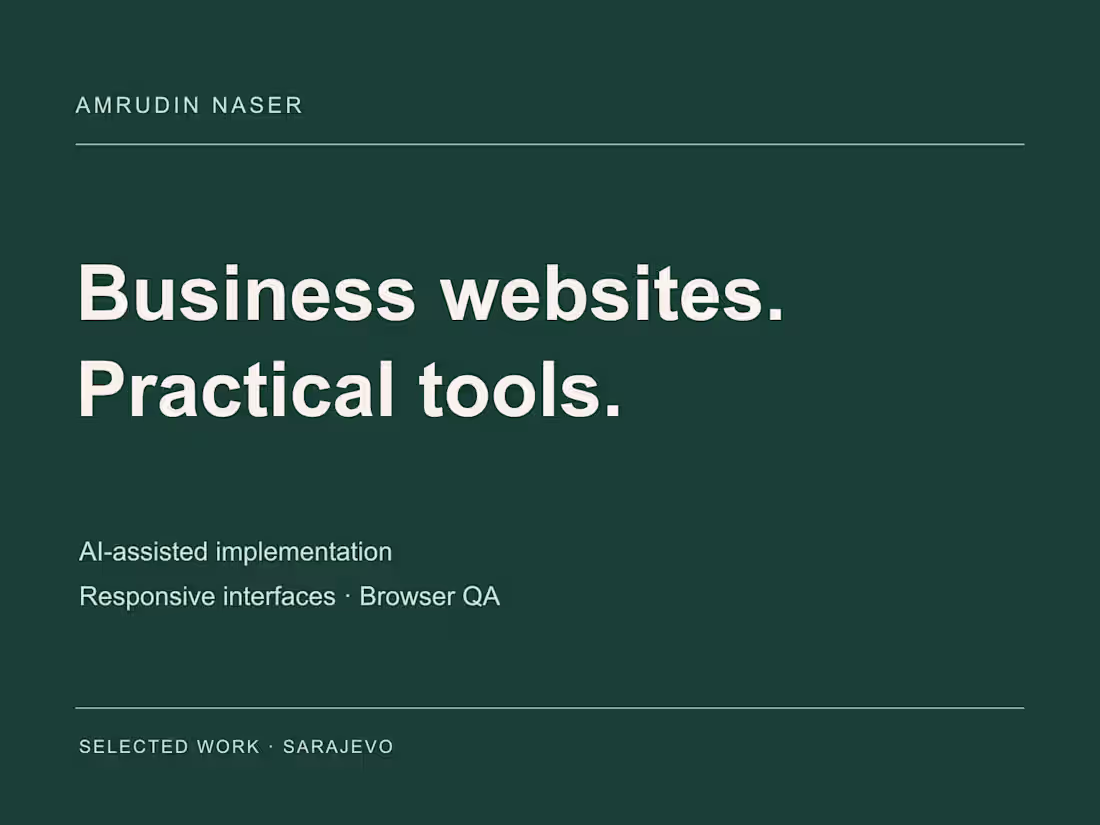 Cover image for Responsive landing page from your content or design