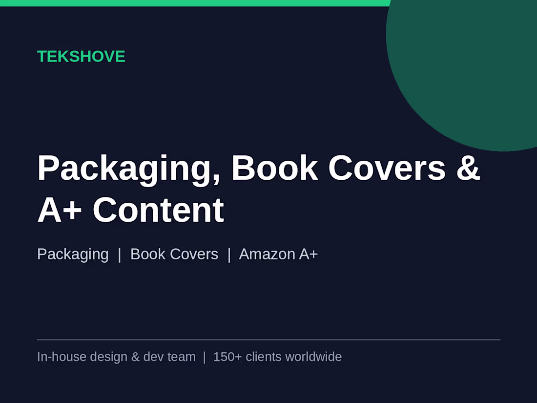 Cover image for Packaging Design, Book Covers & Amazon A+ Content