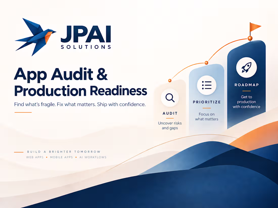 Cover image for App Audit & Production Readiness Review