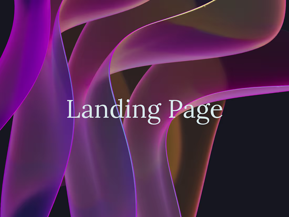 Cover image for Landing Page