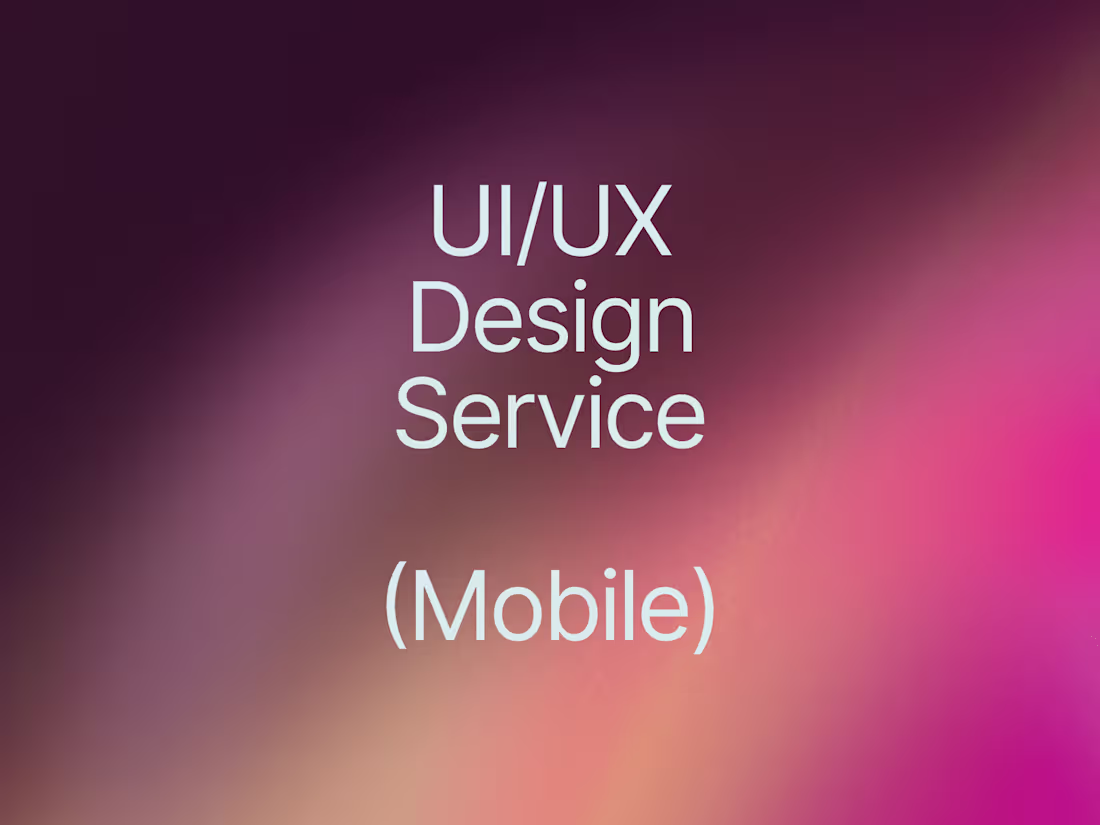 Cover image for UI/UX Design (Mobile)