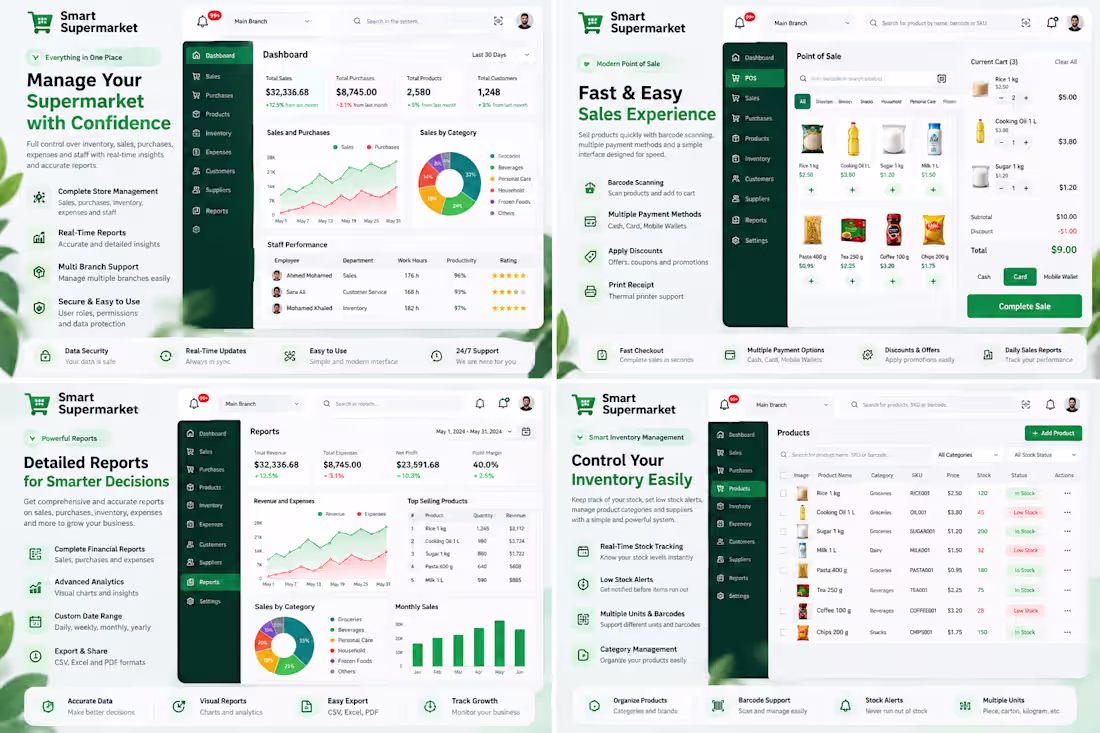 Cover image for smart-supermarket SAAS