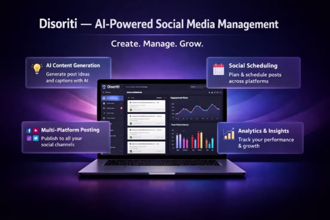 Cover image for Disoriti is an AI-powered social