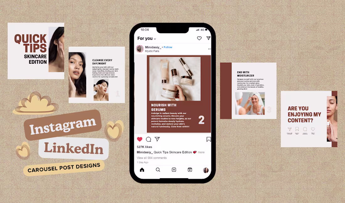 Cover image for I create social media content
