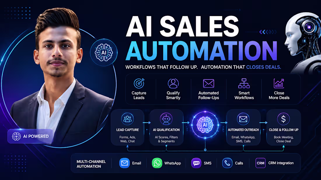 Cover image for  AI powered lead generation and sales follow up automation SYS