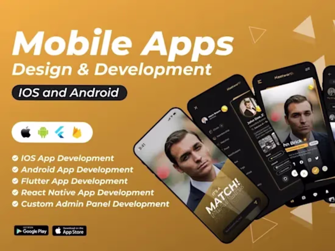 Cover image for I will develop  android mobile app using java ,kotlin,firebase.