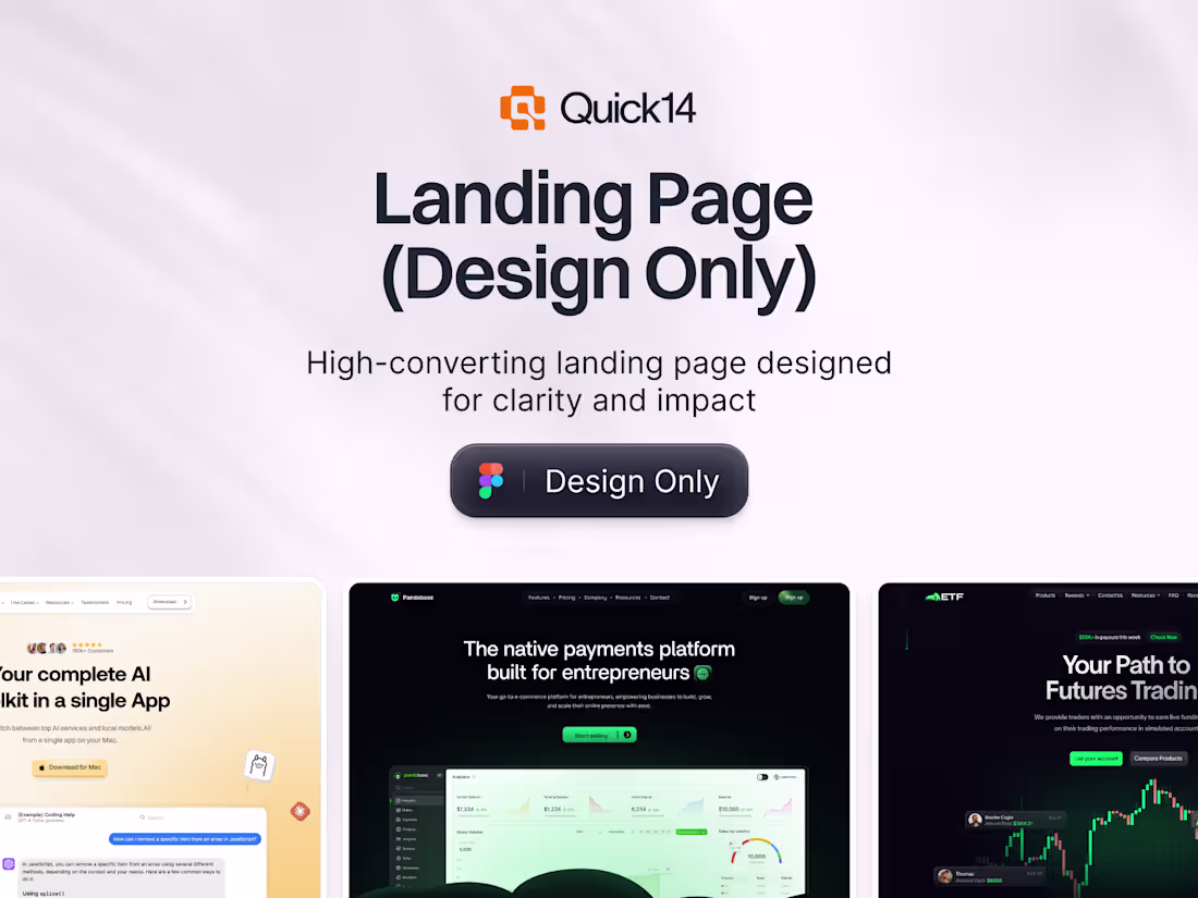 Cover image for Landing Page Design